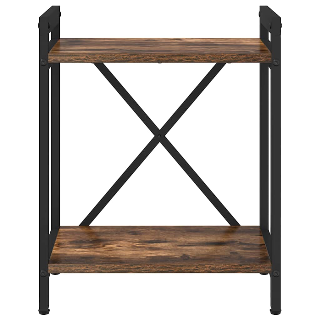 Bookcase Smoked oak 40 x 30 x 48.5 cm Engineered wood